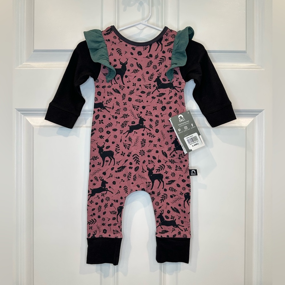 Rags Romper Size 3-6‎ months NWT